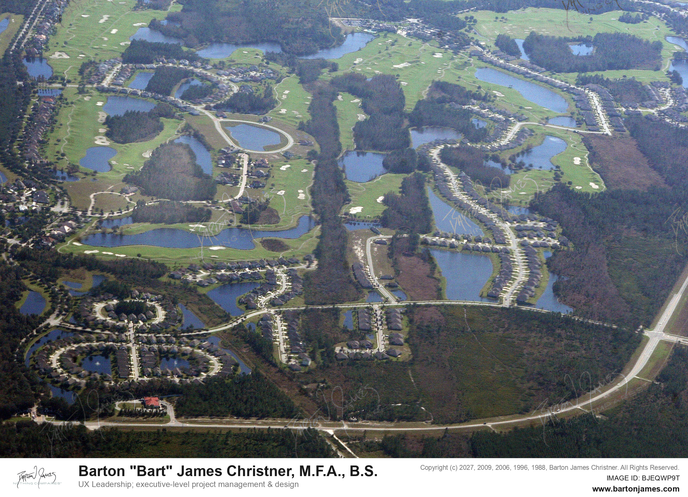 20111214 AERIAL Arriving Daytona Flagler Speedway College LPGA IMG6470 PHOTO