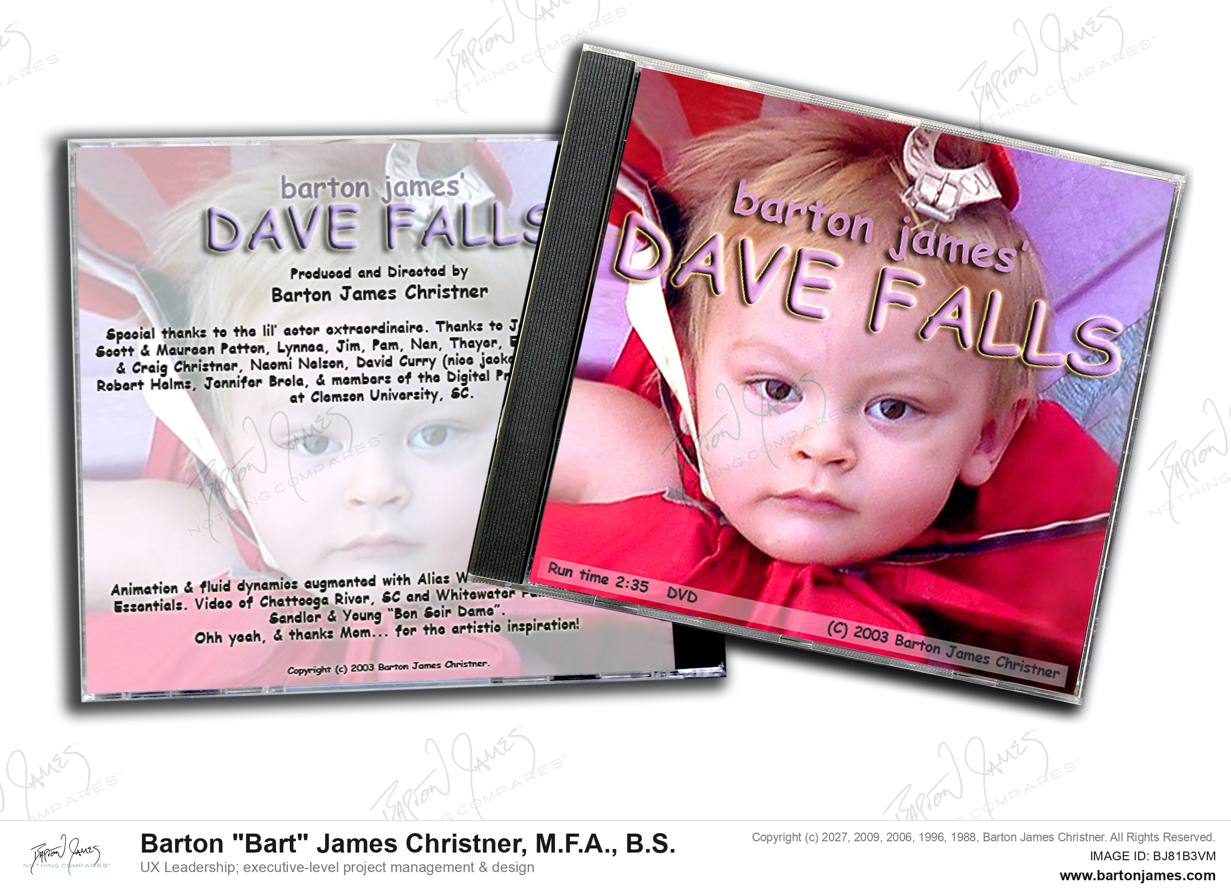 20030107 CHRISTNER Dave Falls PACKAGING PHOTO