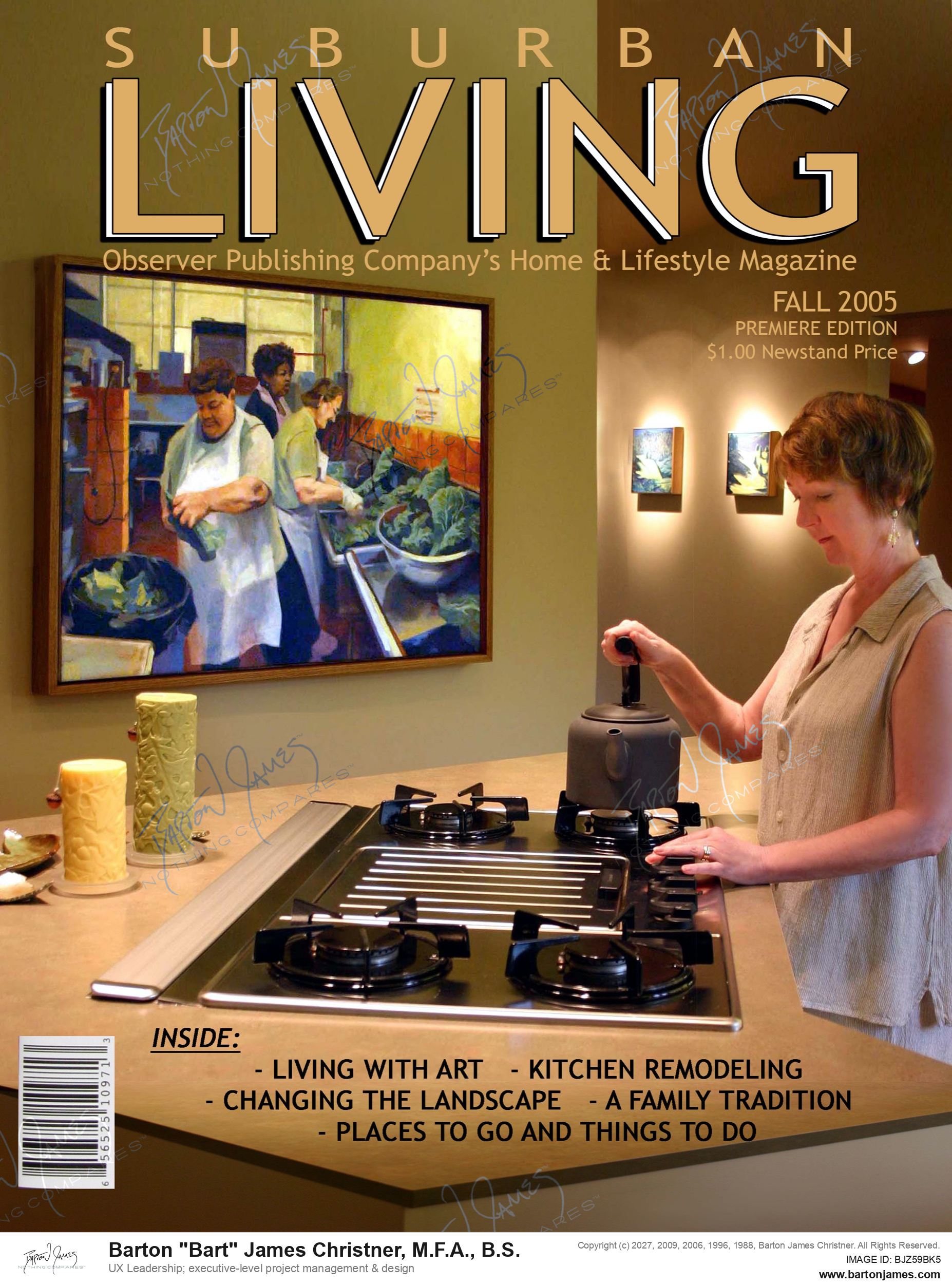 20051002 CHRISTNER Kitchen Cover MAGAZINE PHOTO