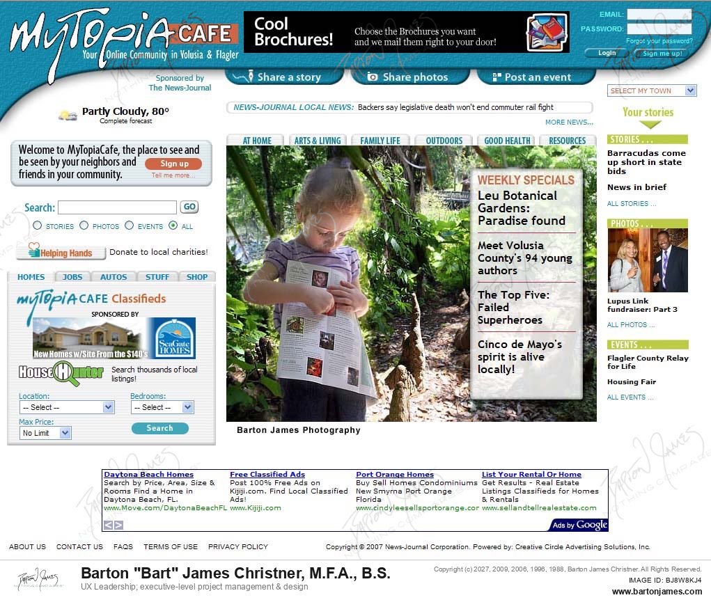 20080418 COVER NJMTCCover Leu Botanical Gardens Orlando PHOTO
