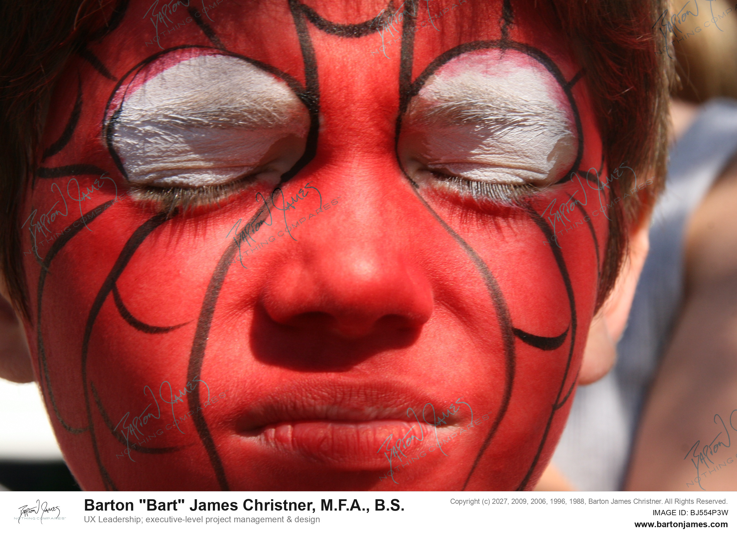 20081026 COVER CRAFT NJMTCCover Hospice Duck Race Antonio Face Painting IMG2075 PHOTO