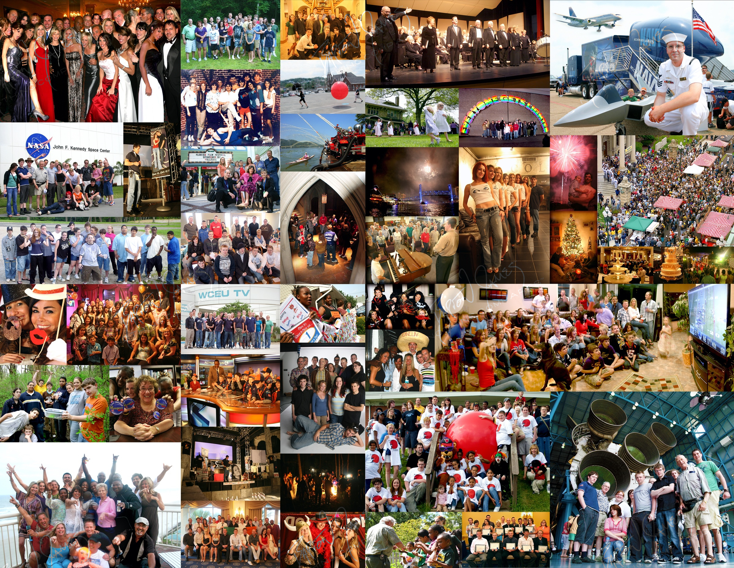 D1 Event: a collage of the work in this chapter