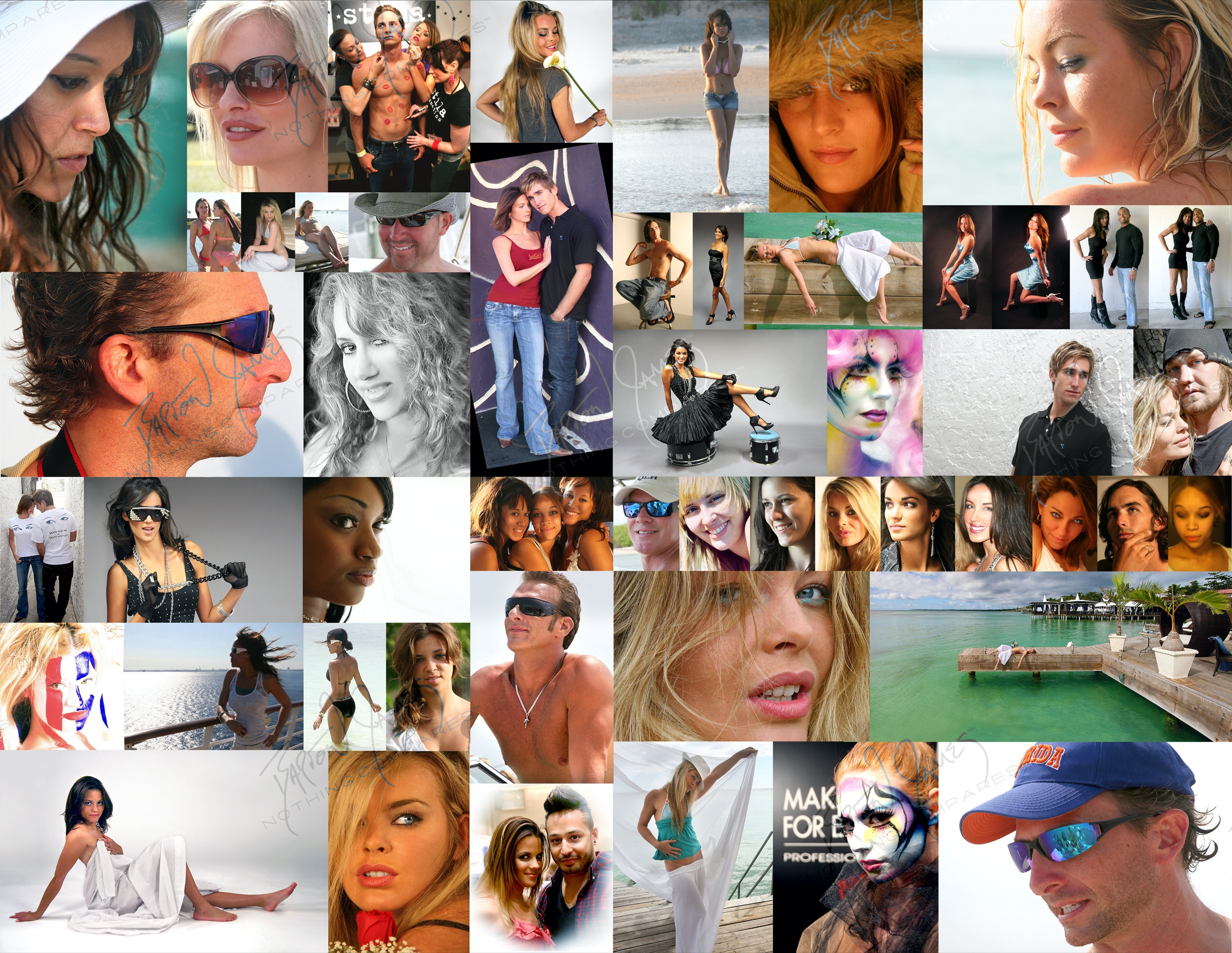 D1 Fashion: a collage of the work in this chapter