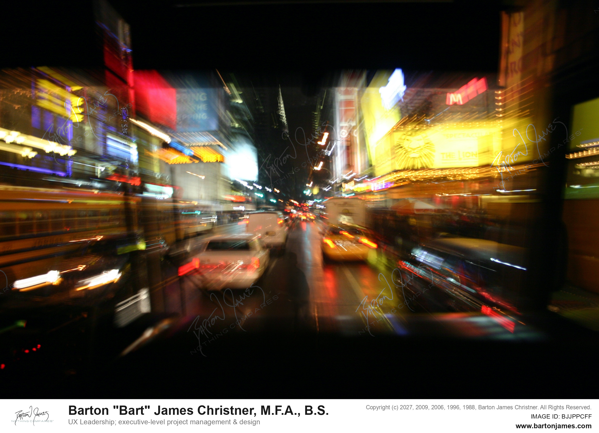 20051023 FINEART New York One Day Broadway PHOTO