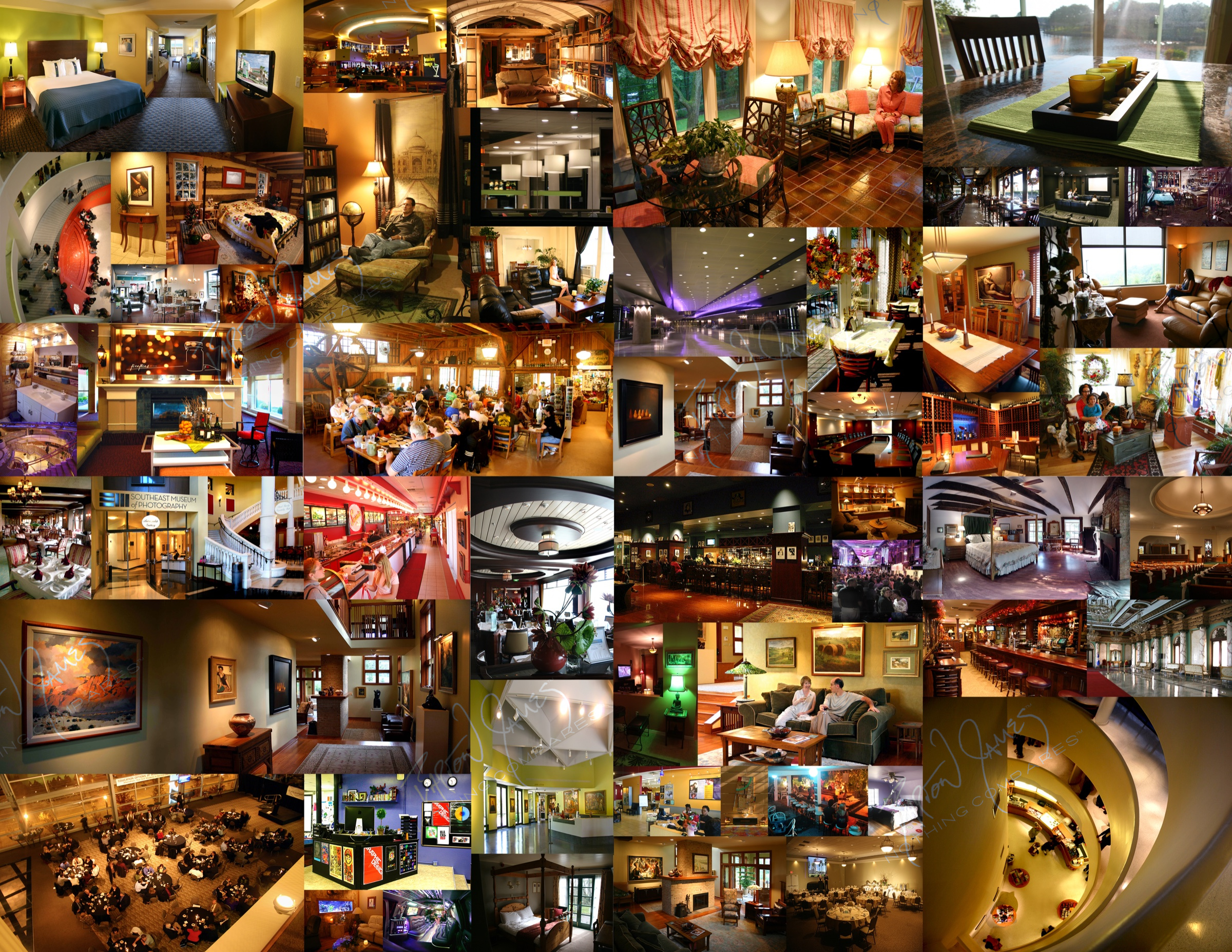 D1 Interior: a collage of the work in this chapter