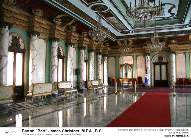 20080919 INTERIOR DR Leonel Fernandez Presidential Palace Grand Rooms PHOTO