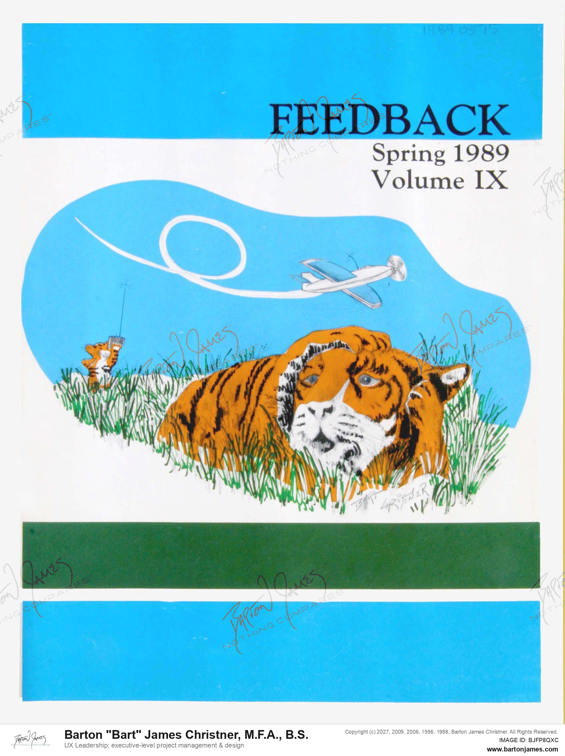 19890515 JENNETT Flying Tiger PROGRAM PHOTO