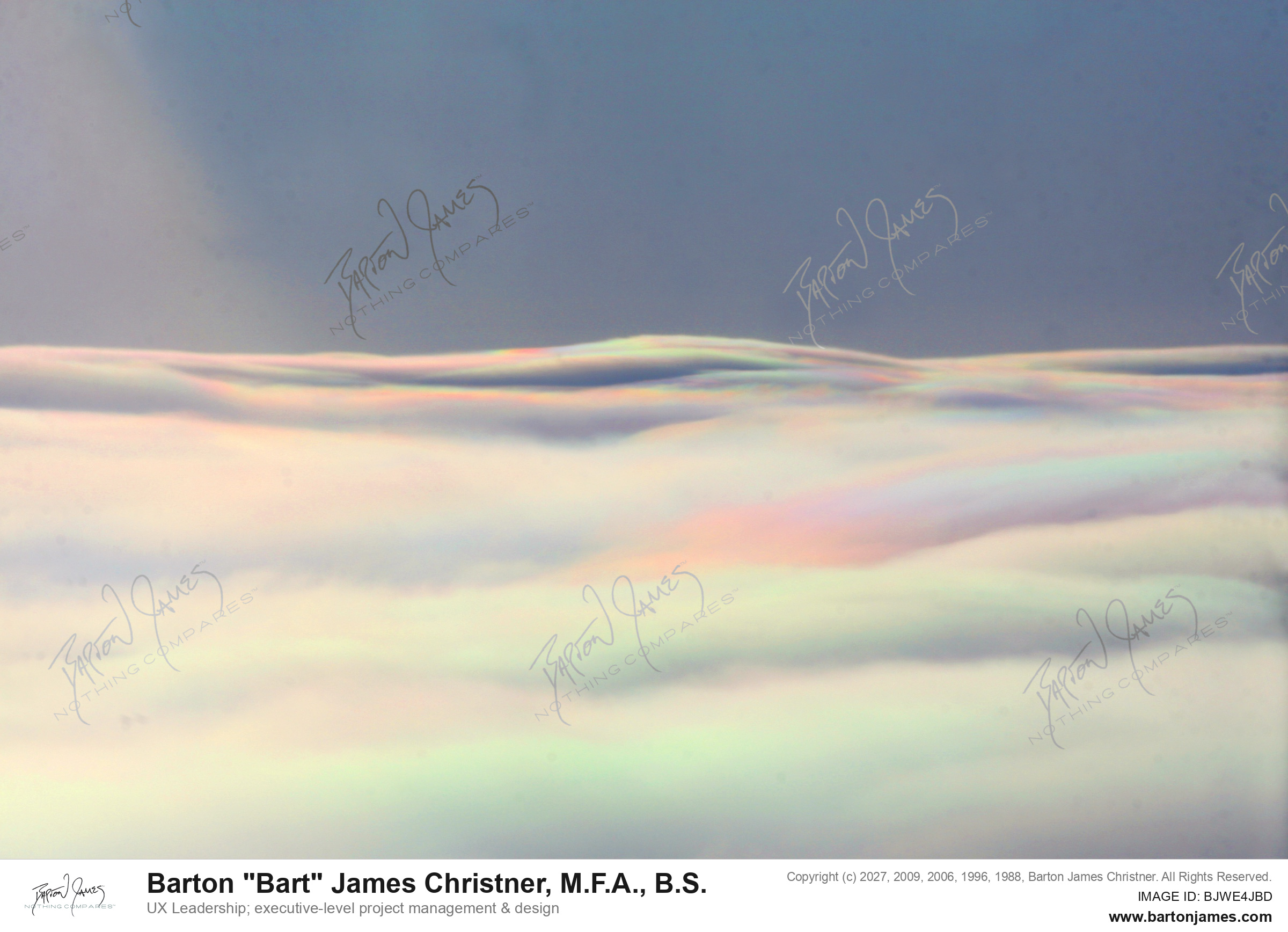 20081222 AERIAL ARTAirplane Cloud Layer Orlndo PHOTO