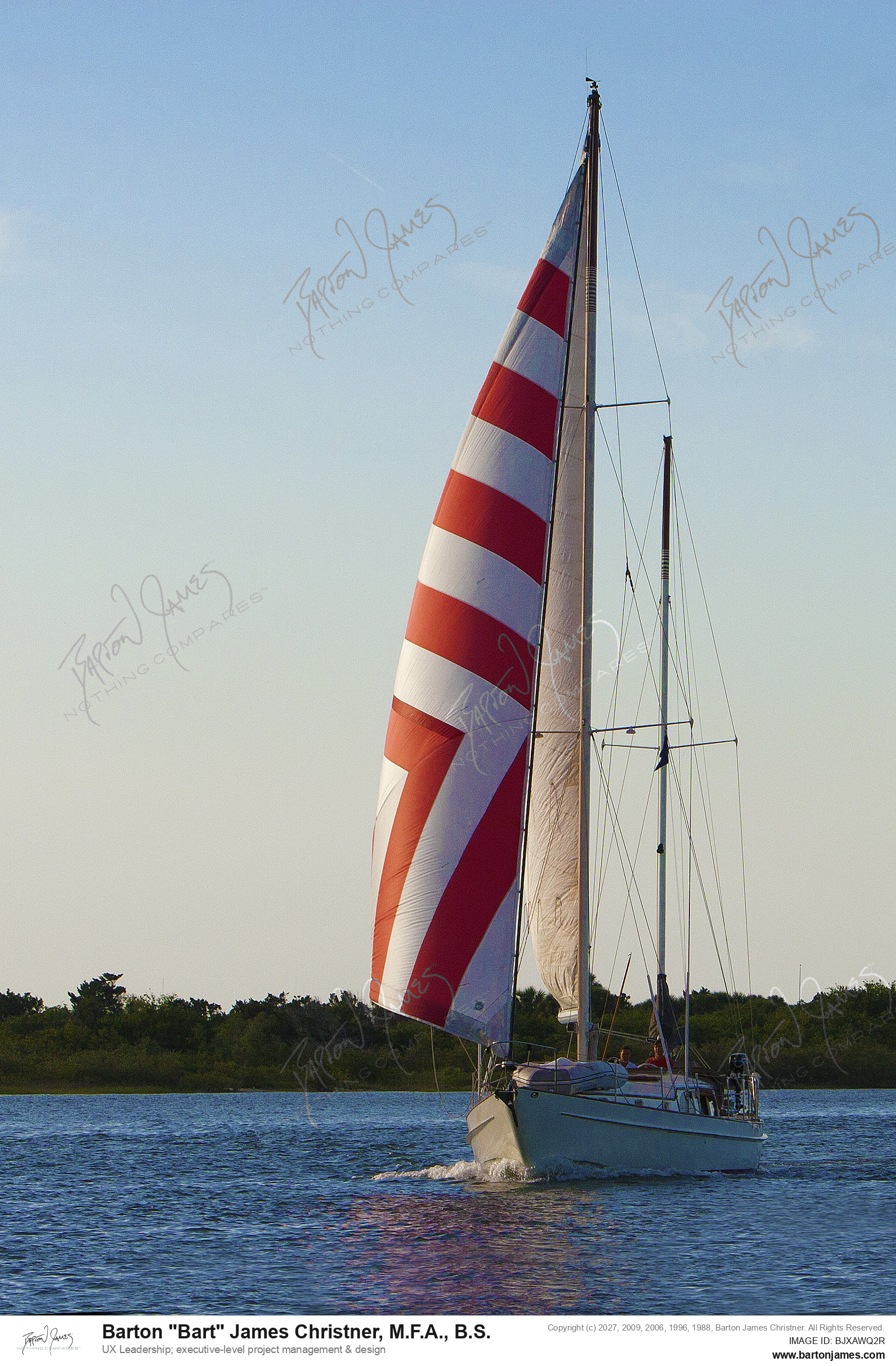 20070413 EVENT Daytona Sailing Eric West Campbell Susan Johnson PHOTO