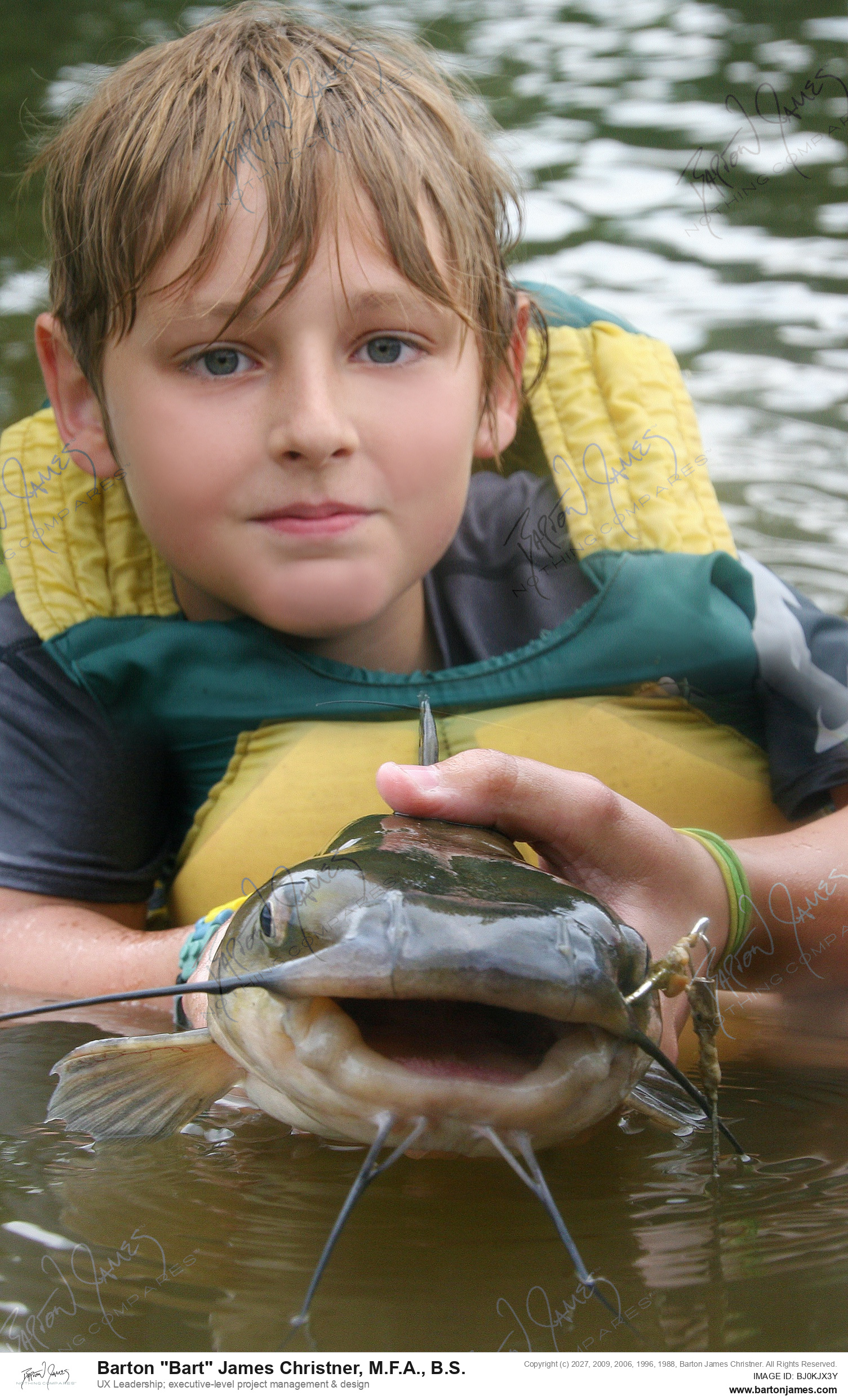 20130727 WILDLIFE CDACatfish Held By Luke PHOTO