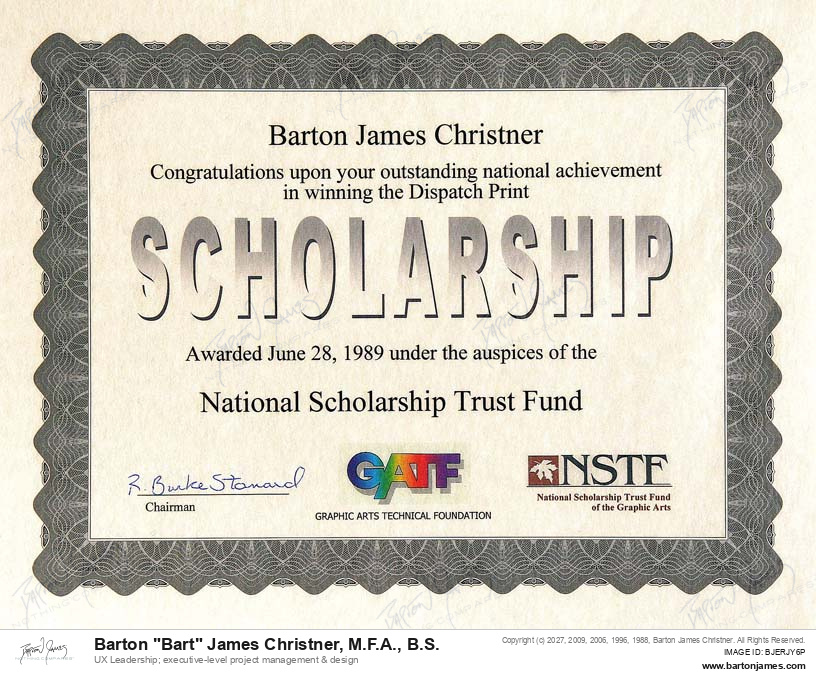 19890628 SCHOLARSHIP Dispatch Print SCHOLAR