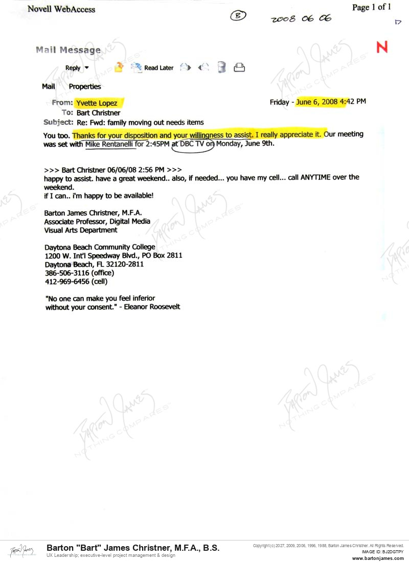 20080606 THANKS Yvette Lopez EMAIL