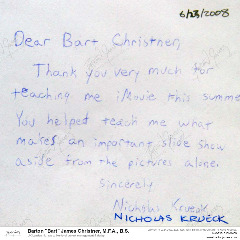 20080623 THANKS Nicholas Krueck CARD