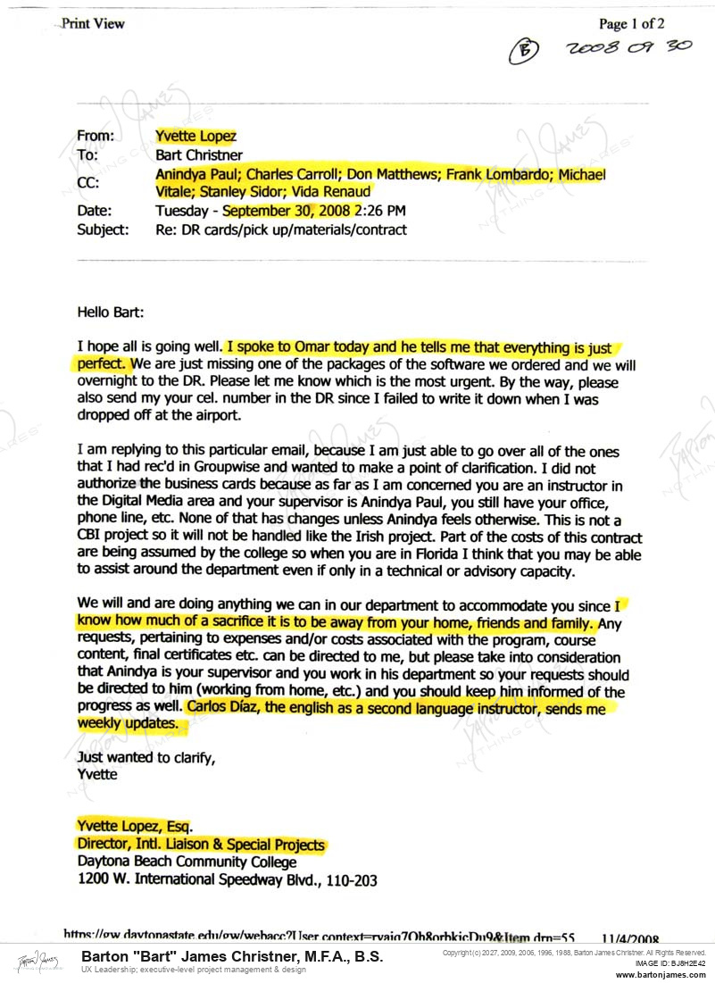 20080930 COMMEND Yvette Lopez EMAIL