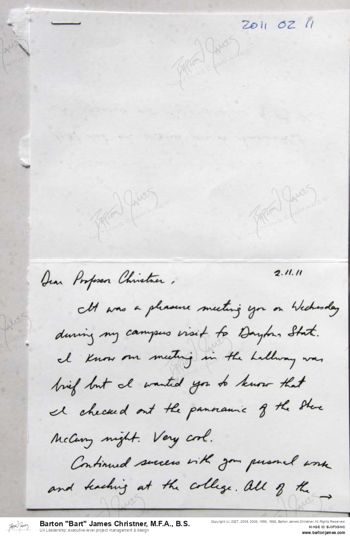 20110211 APPRECIATE Joseph Gamble CARD
