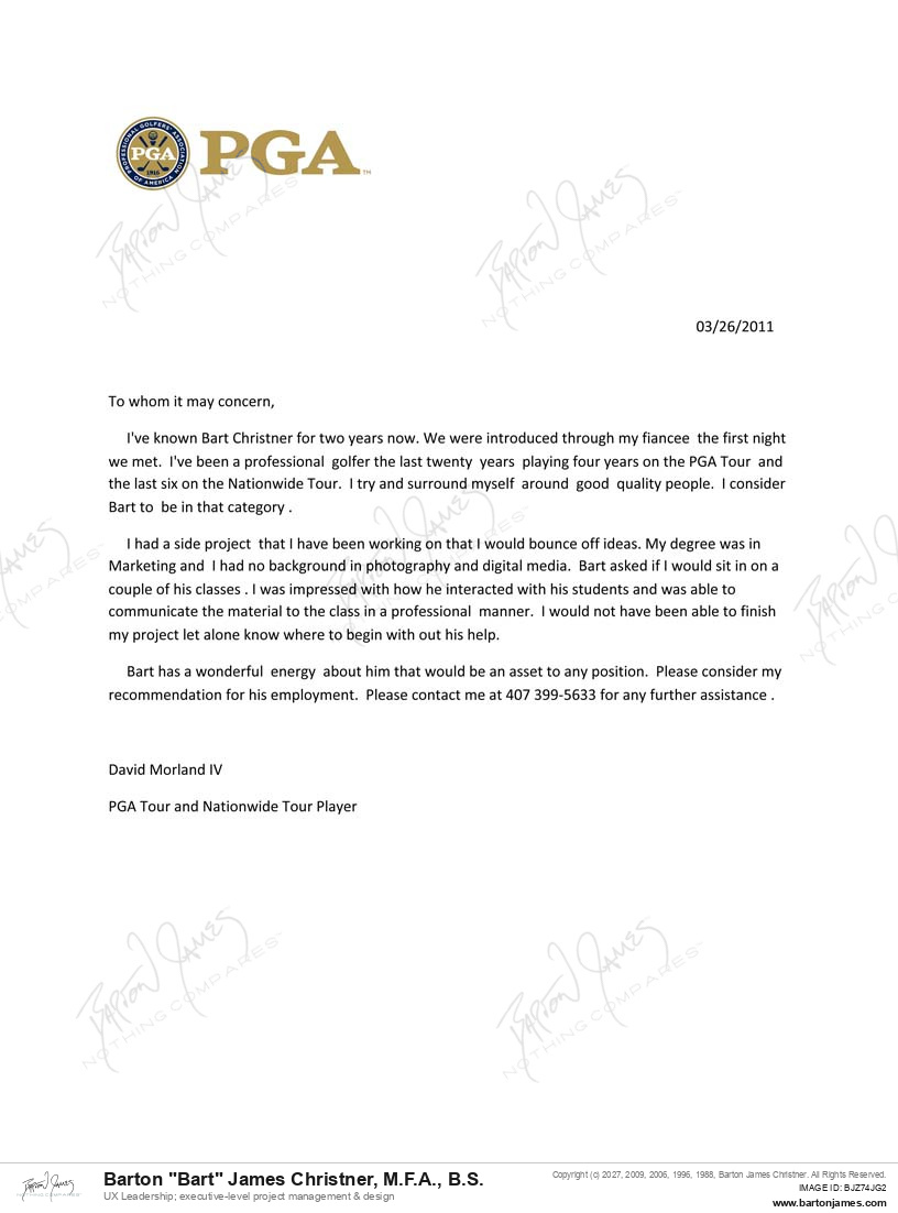 20110326 COMMEND David Morland IV LETTER
