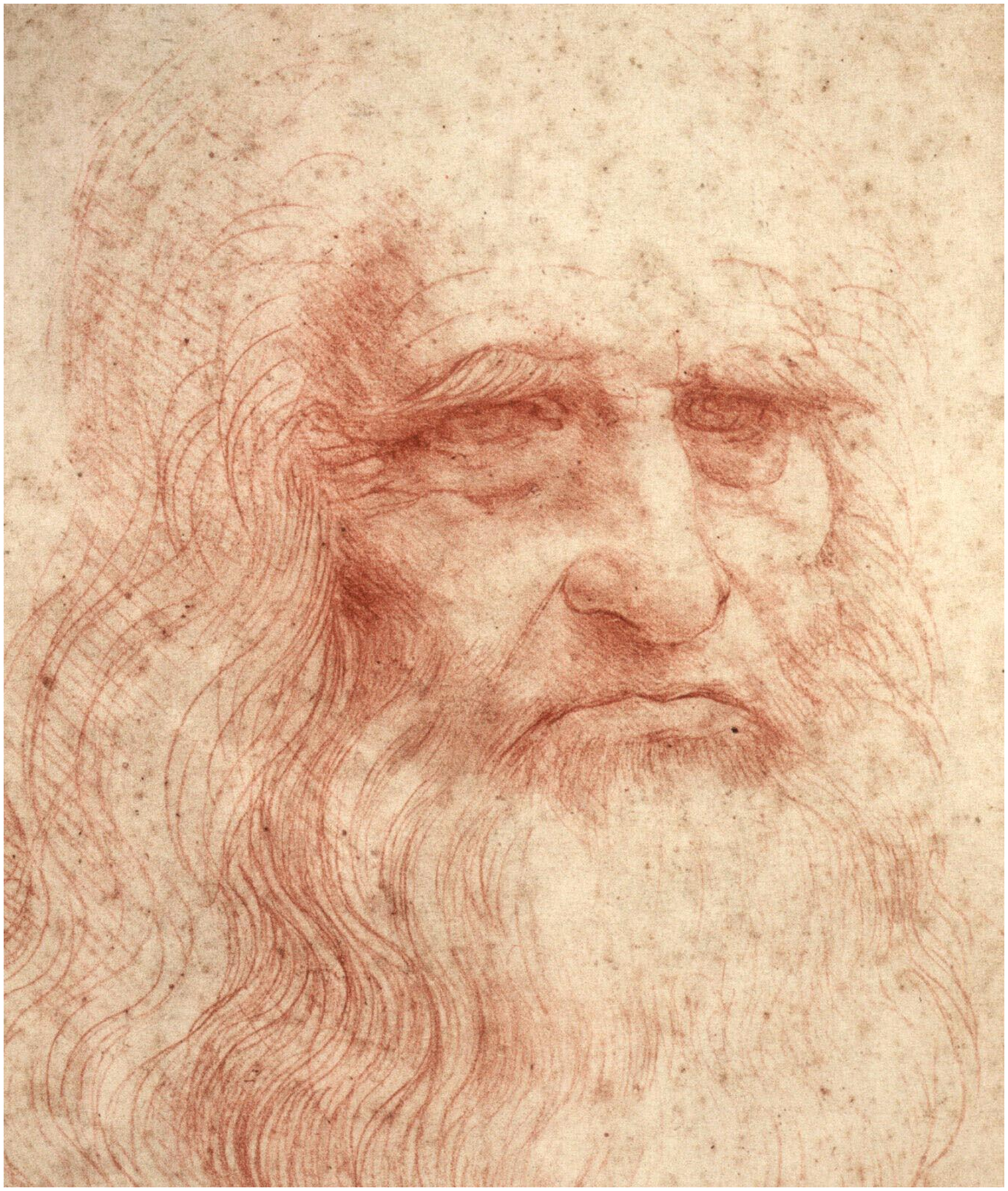1510 AD LEONARDO DA VINCI SELF PORTRAIT