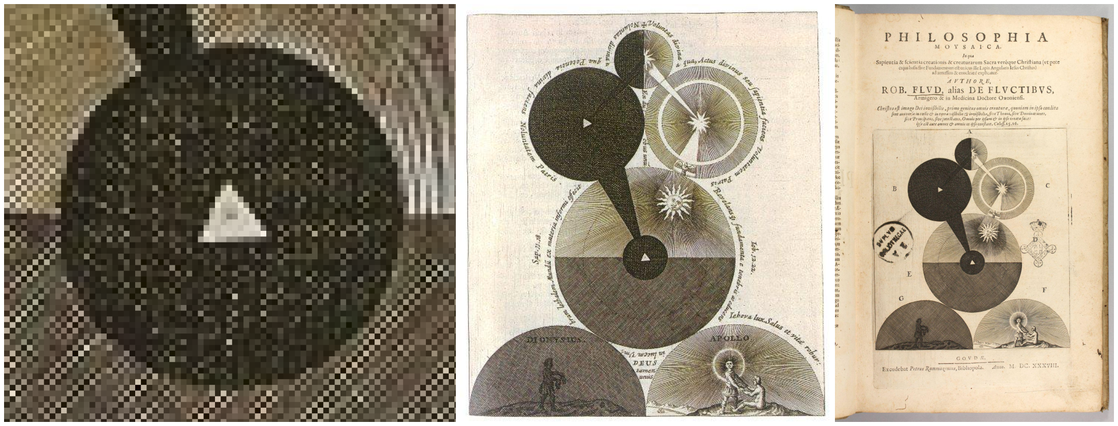 1638 AD ENGLAND ROBERT FLUDD PHILOSOPHIA MOYSAICA
