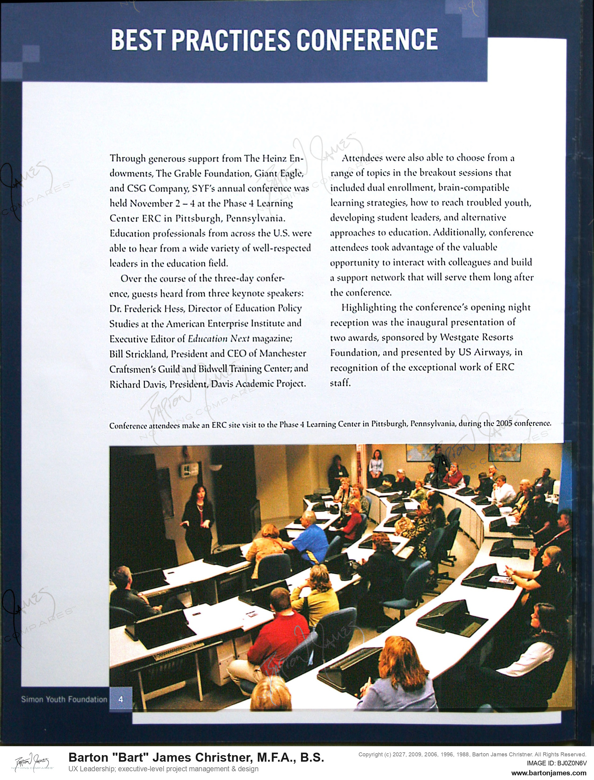 20051211 MARKOFF Best Practices ANNUALREPORT