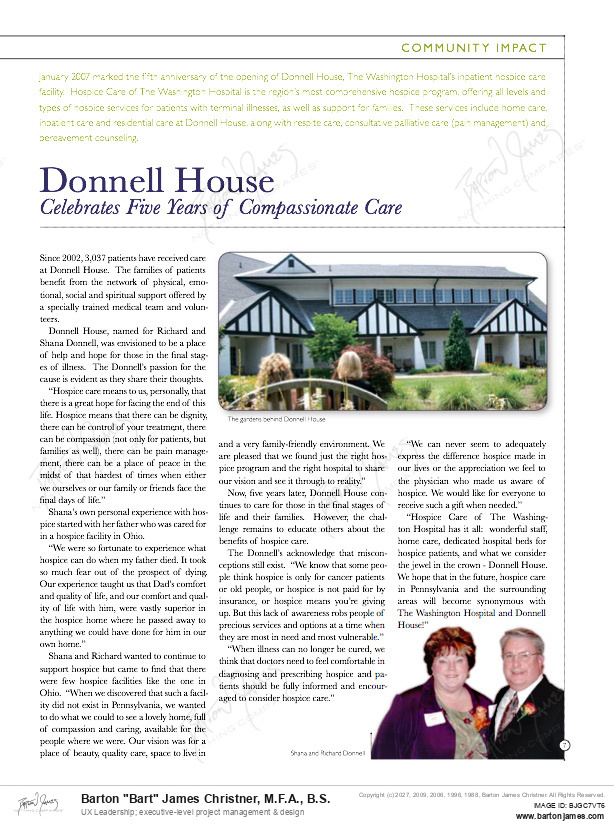 20071214 CHAIDO Donnell House ANNUALREPORT