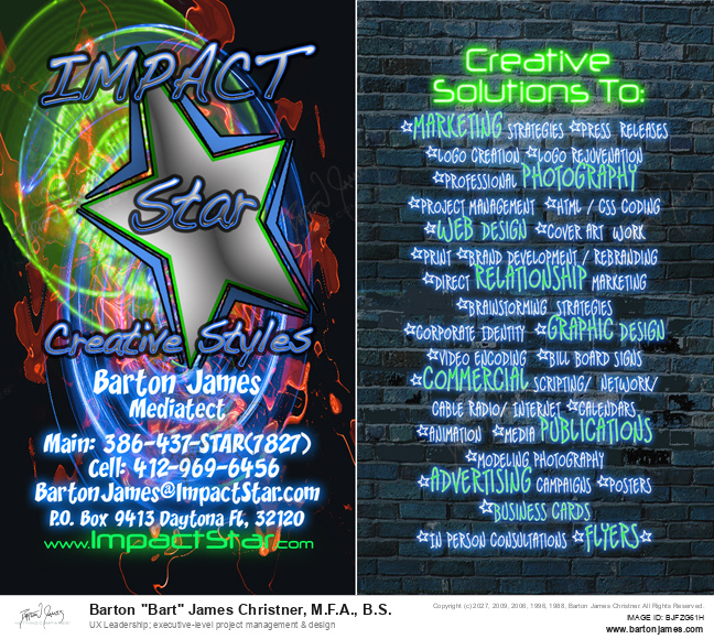 20080907 ZEMCIK Neon Night Club Card COLLATERAL