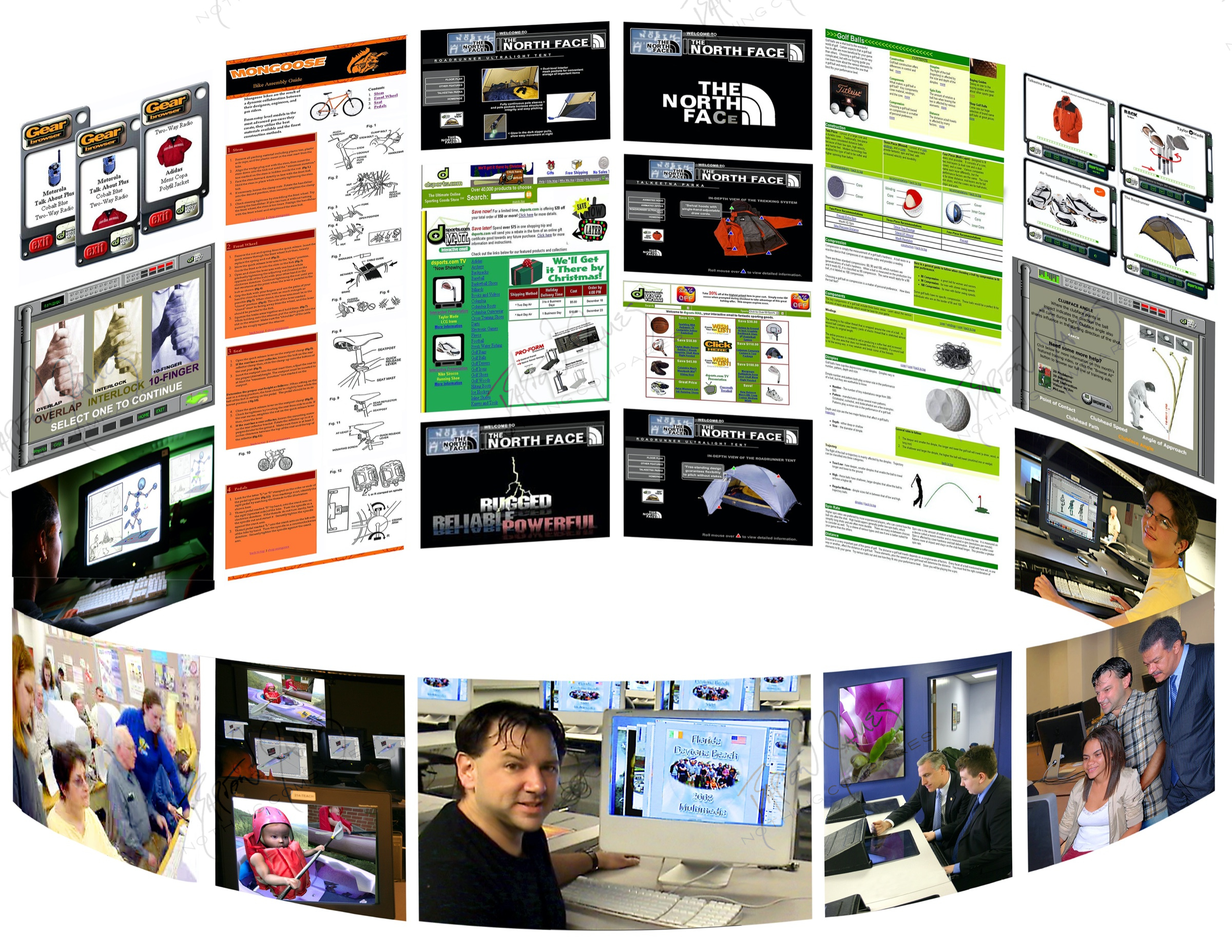 D5 Instruction: a collage of the work in this chapter