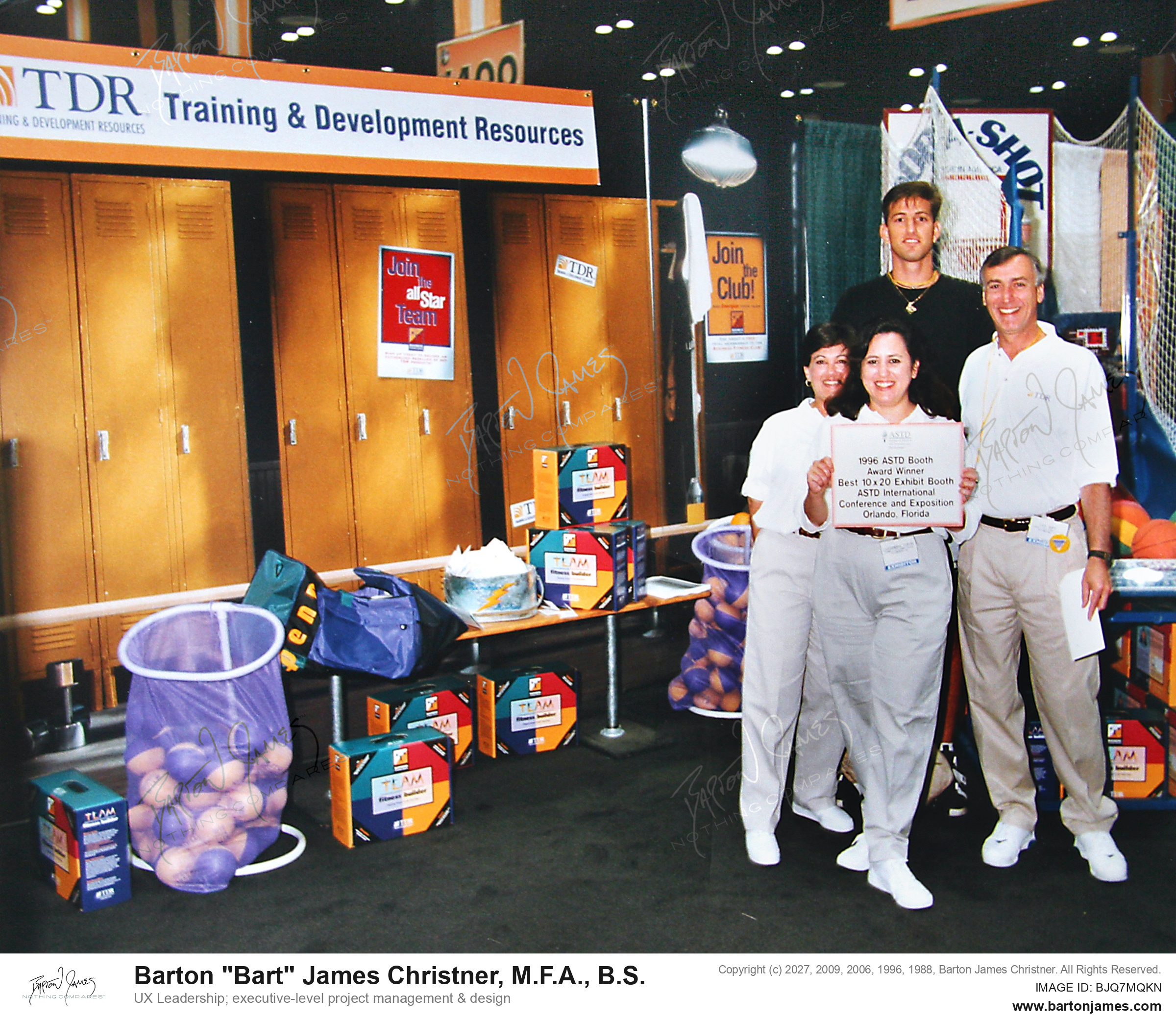 19961202 TOPLIN Fitness Booth KIOSK