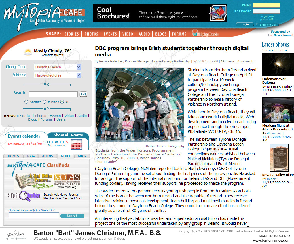 20080515 GALLAGHER DBCBrings Irish MAGAZINEONLINE