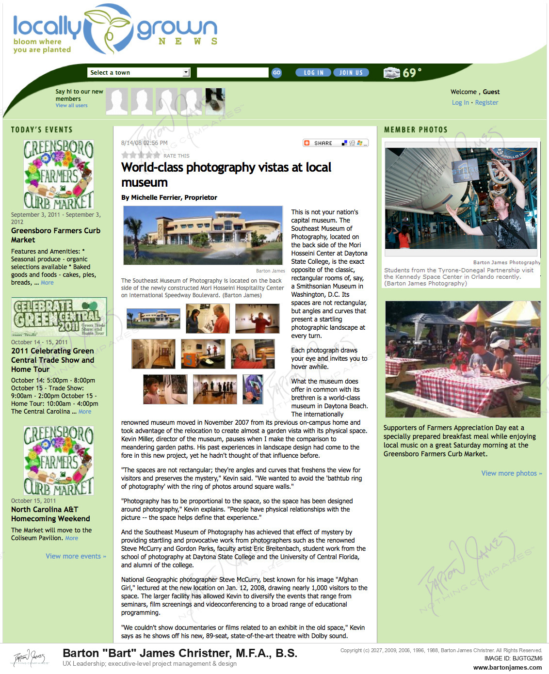 20080814 FERRIER South East Museum MAGAZINEONLINE