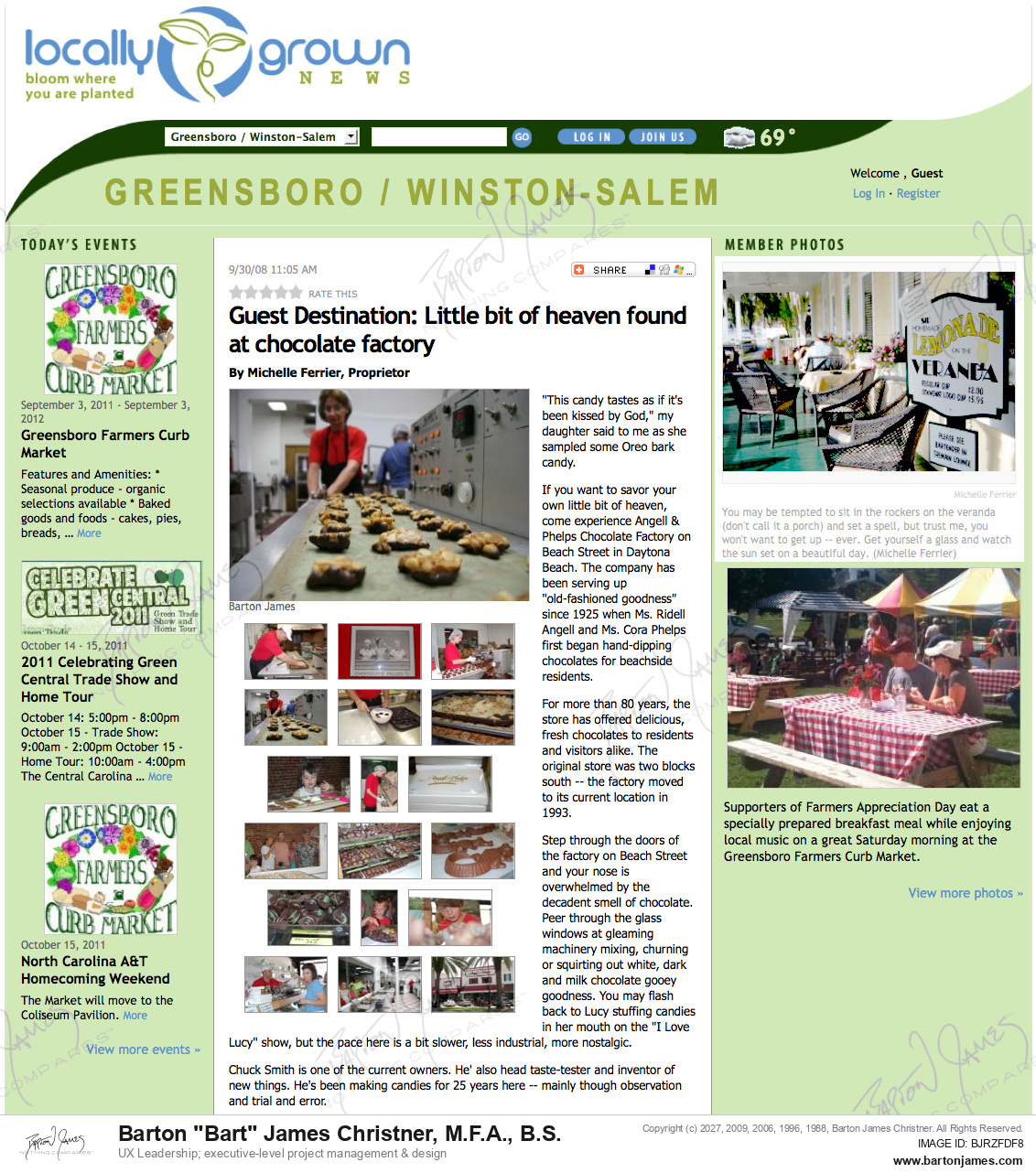 20080930 FERRIER Chocolate Factory MAGAZINEONLINE