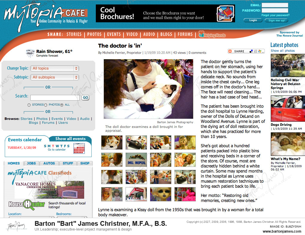 20090119 FERRIER The Doctor Is In MAGAZINEONLINE