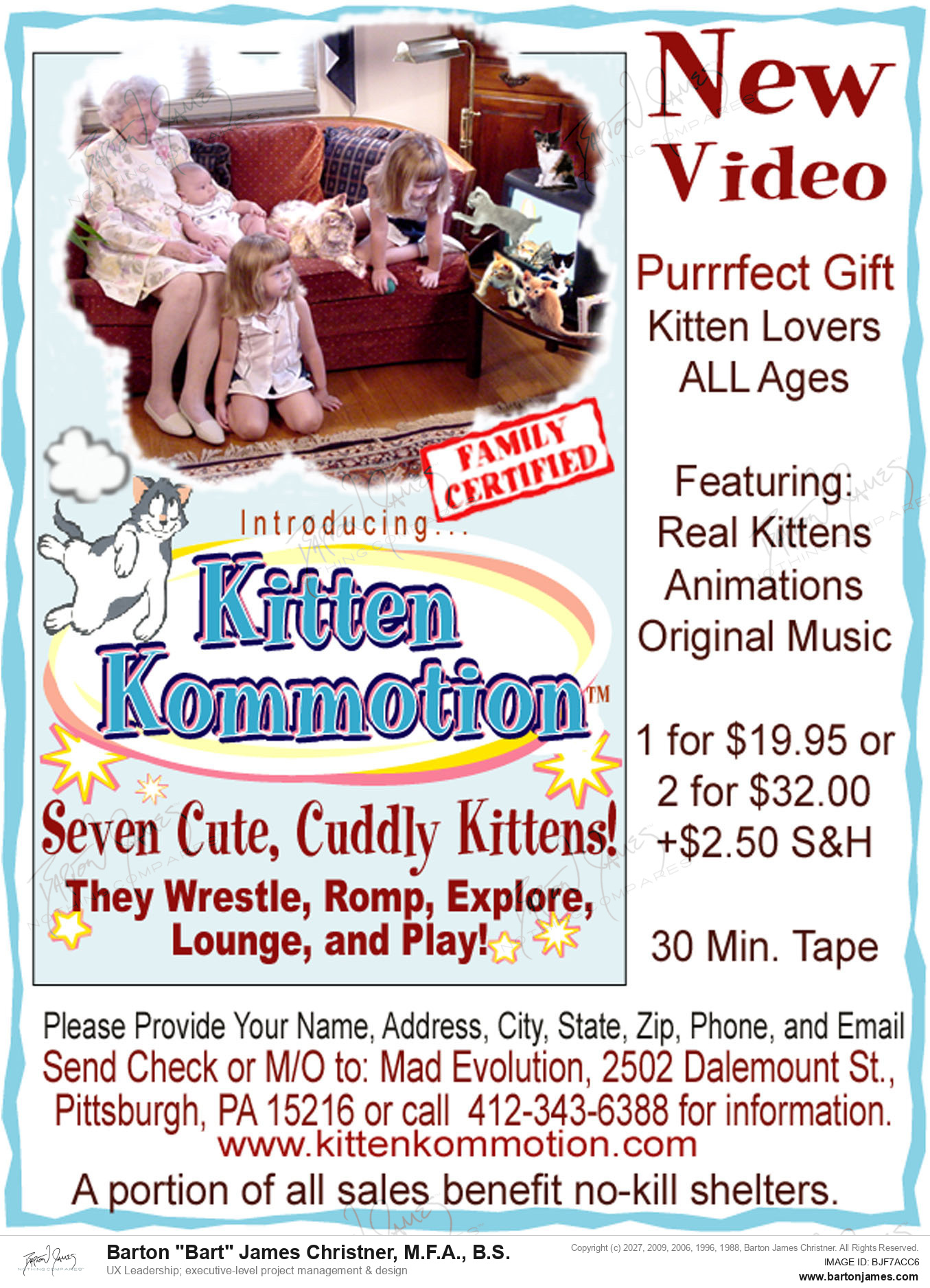 20011201 EDWARDS Purrrfect Gift MAGAZINE