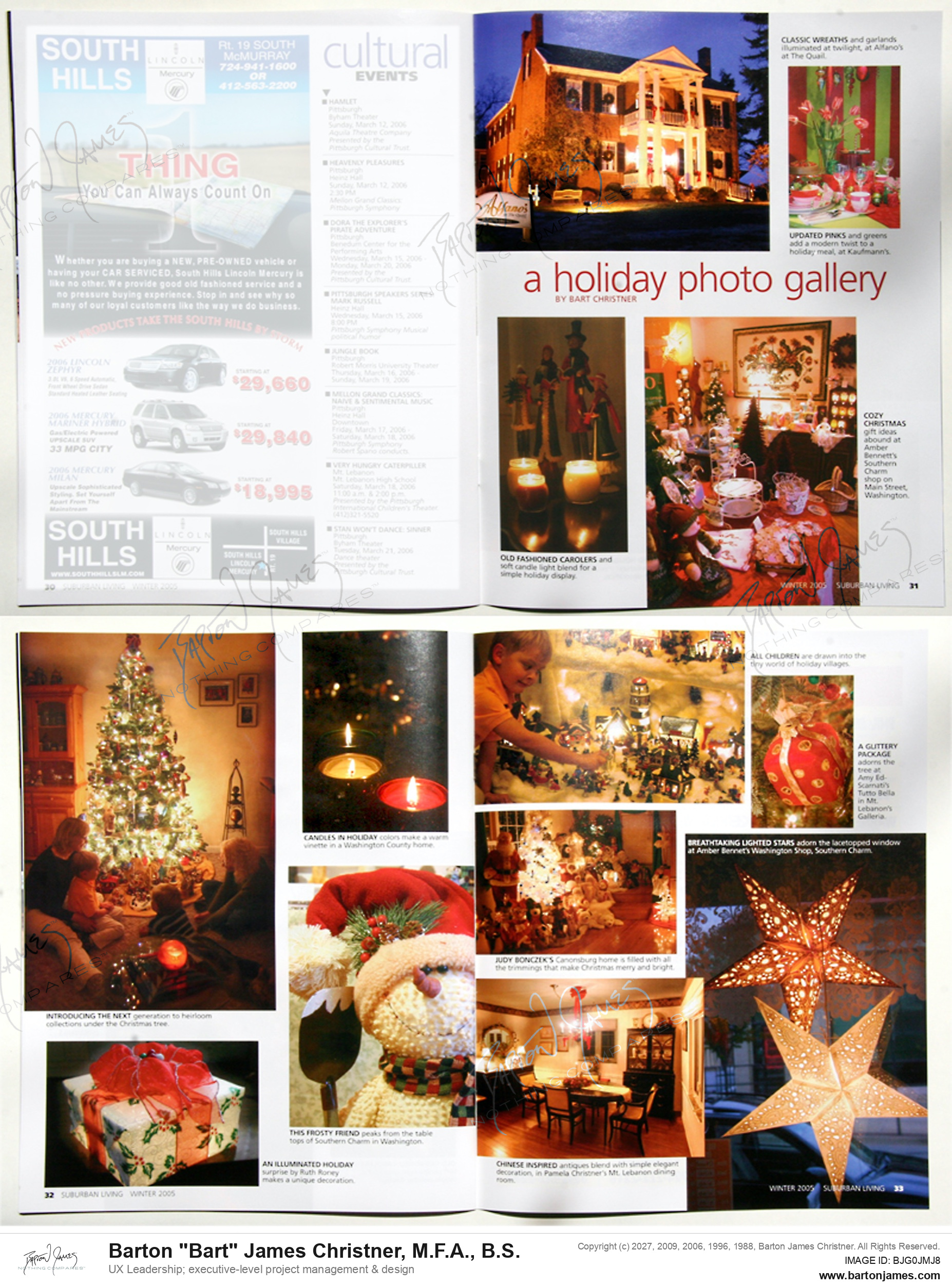 20051201 CHRISTNER Holiday Photo Gallery MAGAZINE