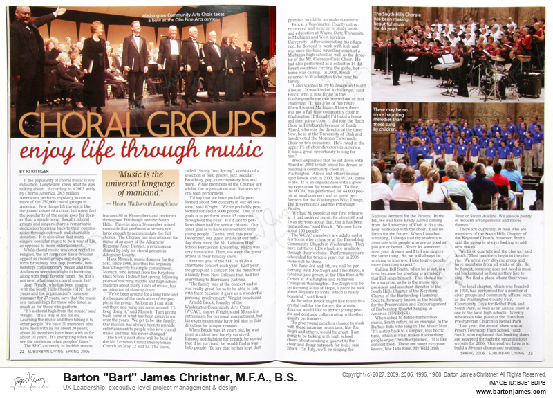 20060301 ROOF Choral Groups MAGAZINE