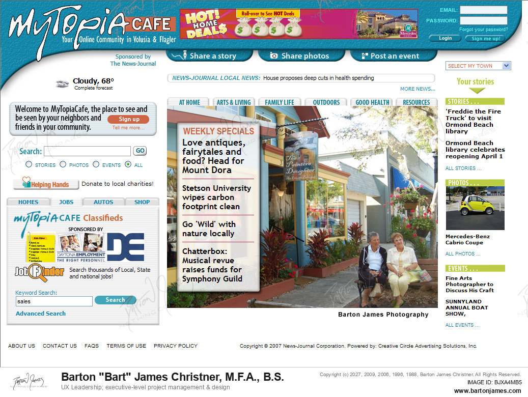 20080307 FERRIER Love Antiques Mt Dora MAGAZINE
