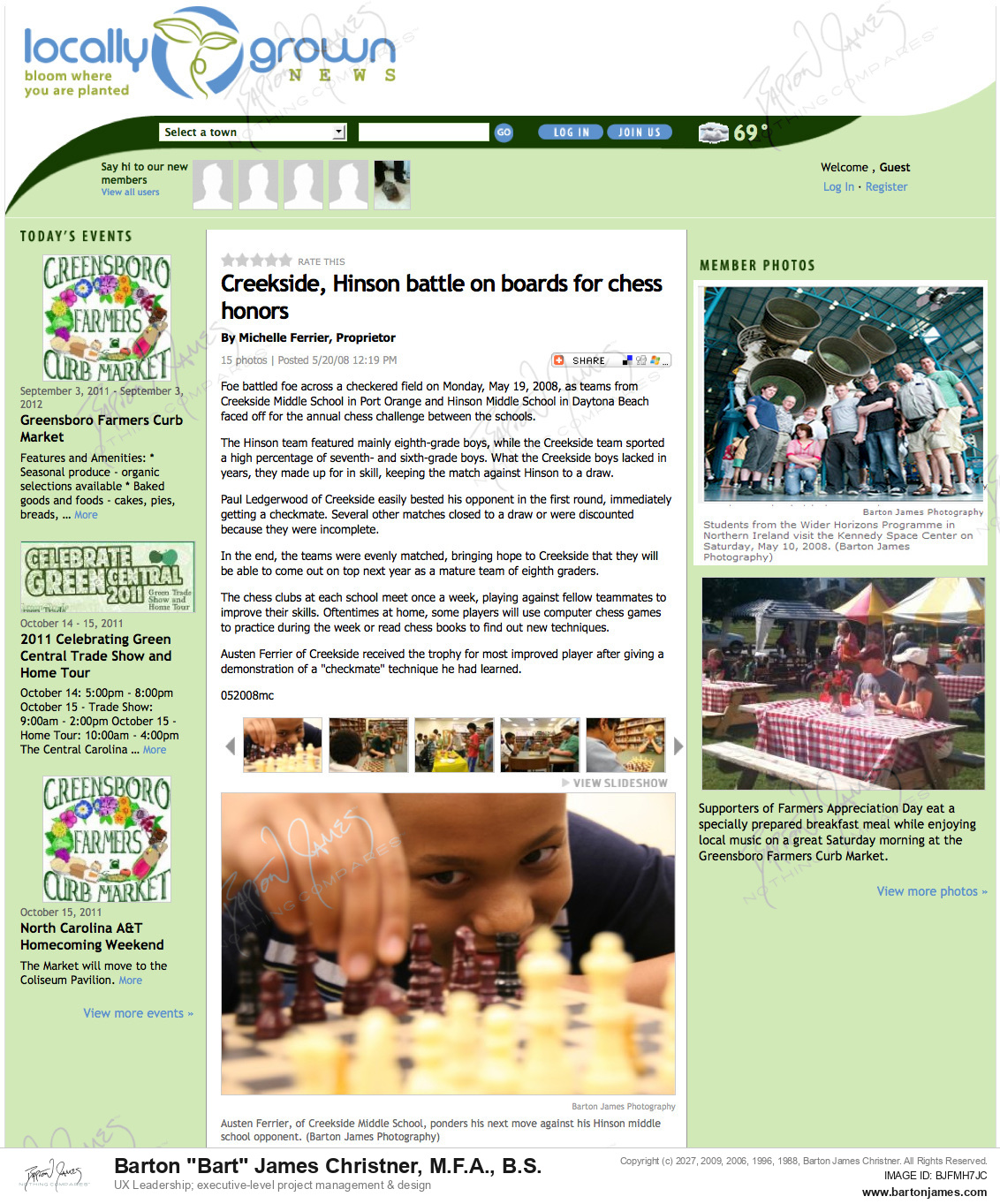 20080520 FERRIER Chess Honors MAGAZINE