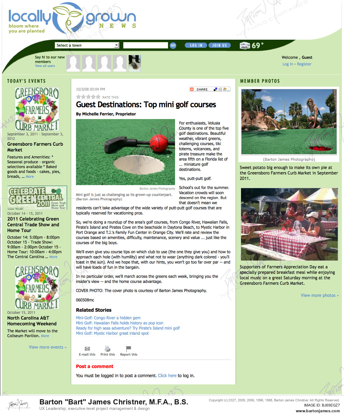20081003 FERRIER Guest Destinations MAGAZINE