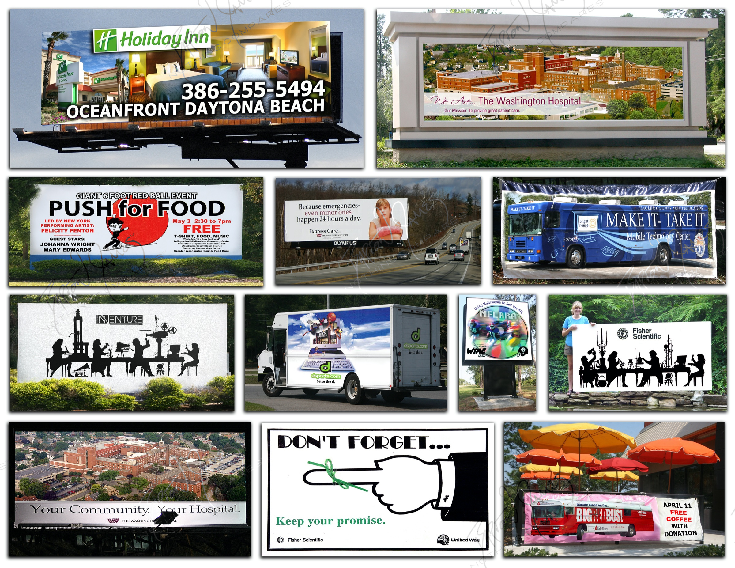 D5 Outdoor: a collage of the work in this chapter
