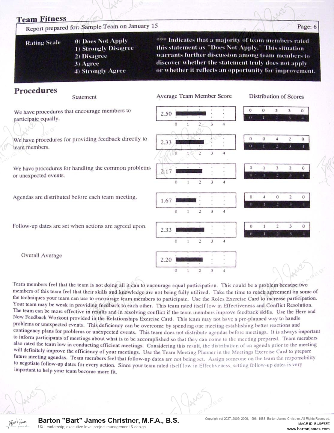19970115 HUPP MSFS Team Fitness Survey RESEARCH
