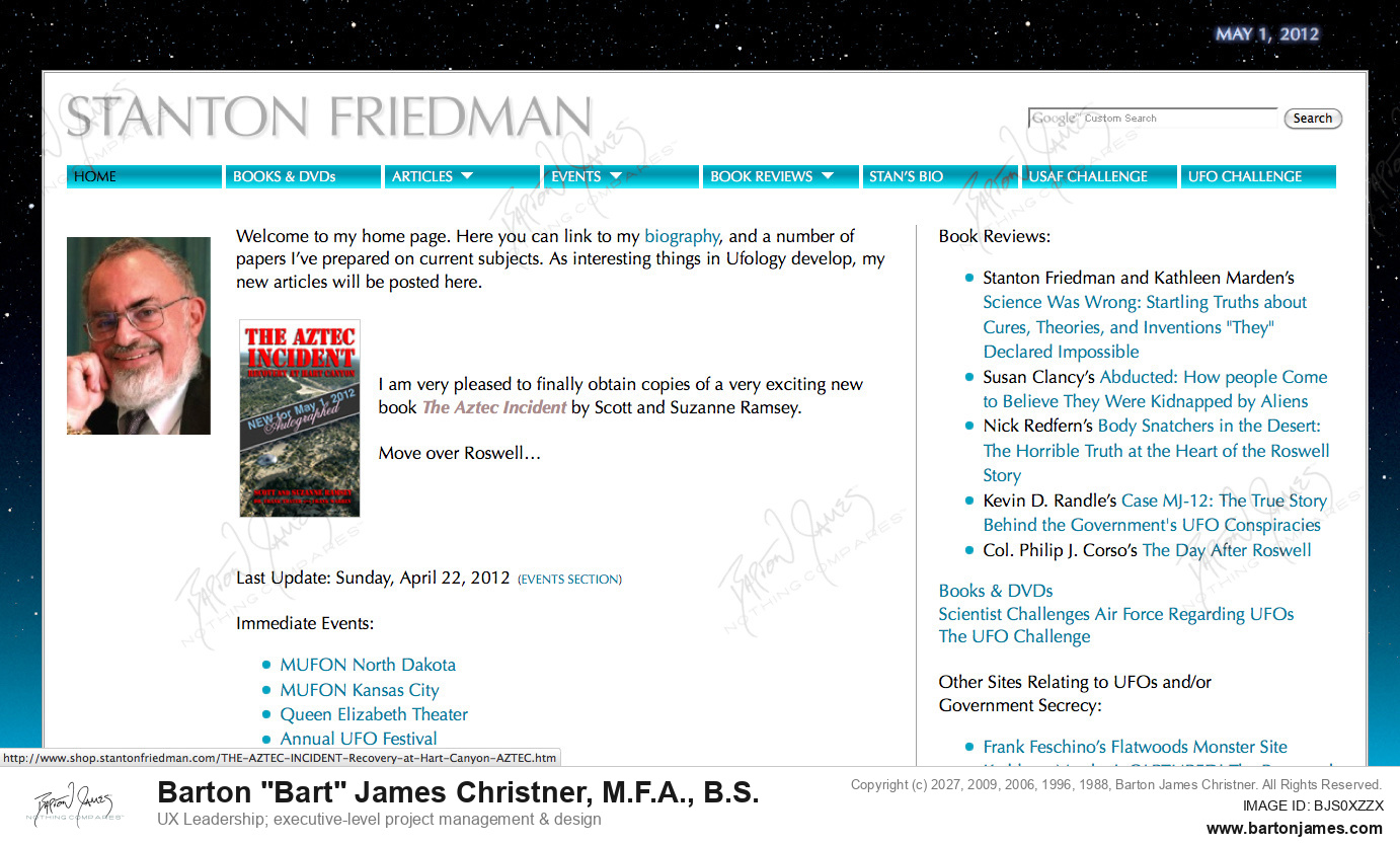 20120501 FRIEDMAN Move Over Roswell SOCIALMEDIA