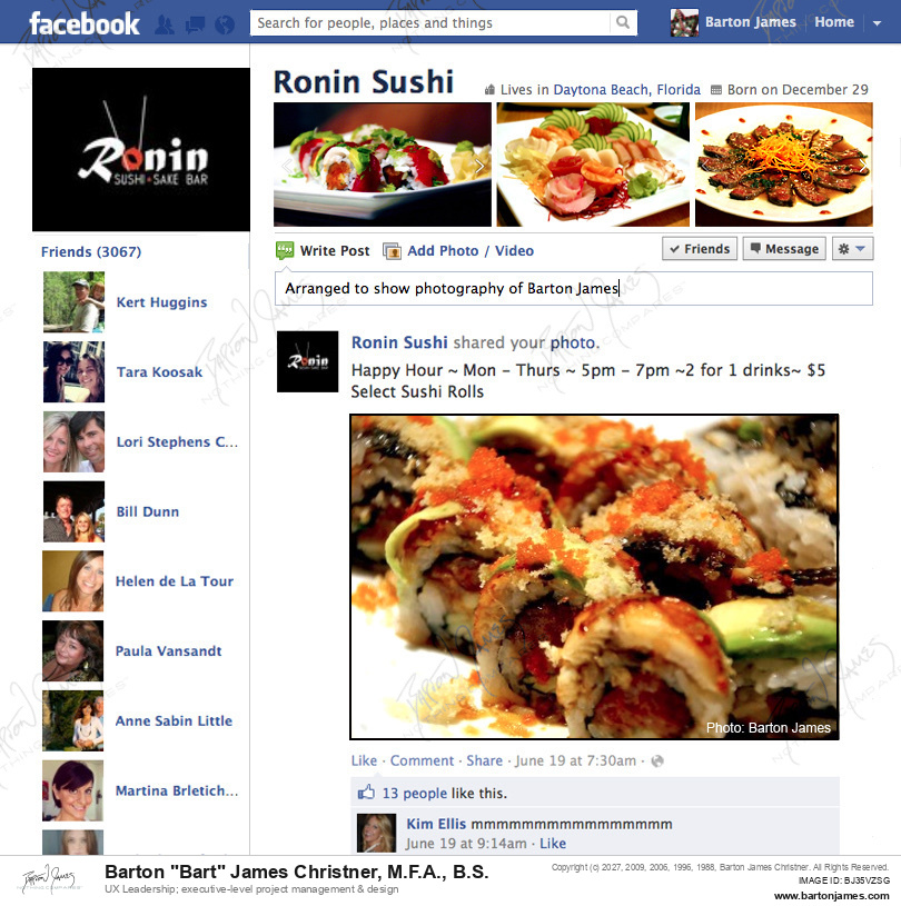 20120722 LITTLE Ronin Sushi SOCIALMEDIA